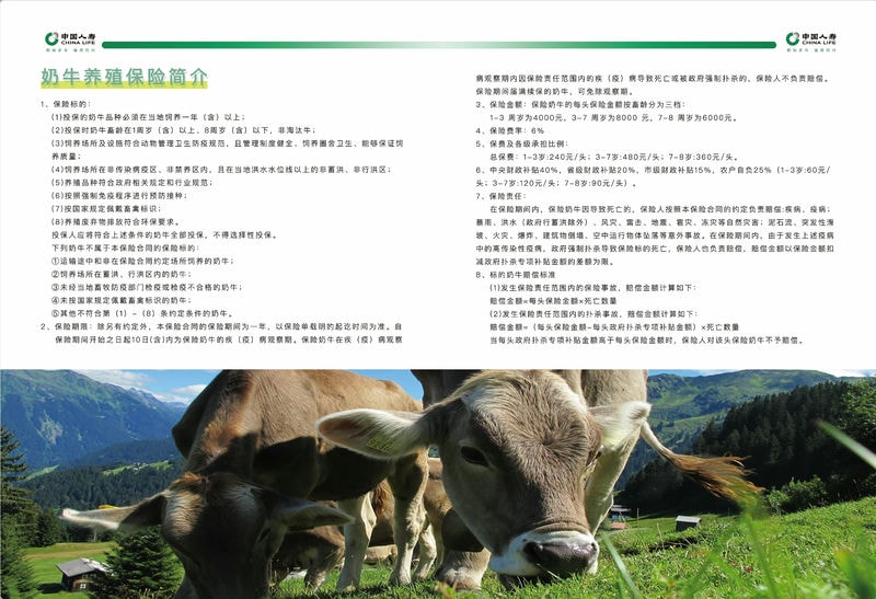 农业种植畜牧养殖保险介绍